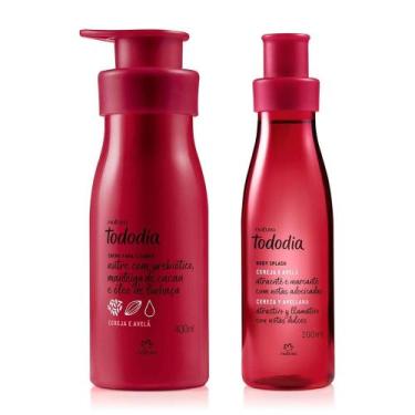 Imagem de Kit Natura Tododia Cereja e Avelã - Hidratante 400ml + Body Splah 200m