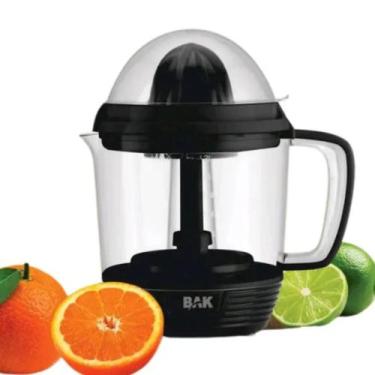 Imagem de Espremedor De Frutas Laranja Limão Eletrico 2 Bicos Preto 1,2L Compact