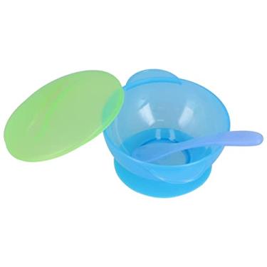 Imagem de Colheres de bebê 3 peças Eujgoov Colher de treinamento de silicone Colher multicolorida de auto-alimentação Colheres de segurança Suprimentos para alimentação