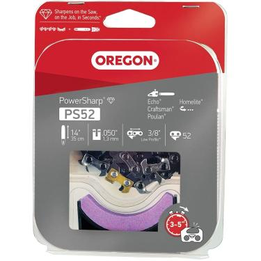 Imagem de Oregon Corrente PowerSharp PS52 PowerSharp 35,5 cm para Craftsman, Echo, Homelite, Poulan, Pequena