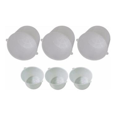 Imagem de Forma Para Queijo Frescal 500g E 1kg Polietileno (6 Unid.)