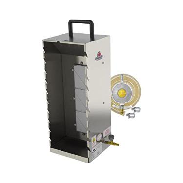 Imagem de Kit - Assador Churrasquito 10 Espetinhos Em Inox Pr-199 + Kit Gás 1kg - Progás