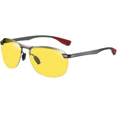Imagem de Oculos de Sol Masculino Quadrado de Aluminio Esporte com Proteção Uv400 AORON 4302 (C3)