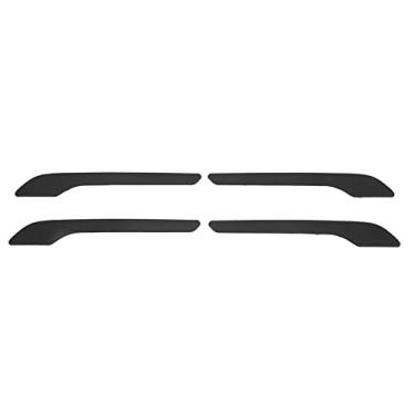 Imagem de Aramox Protetor de maçaneta de porta 4 peças capa de envoltório de maçaneta de porta ABS externo protetor decorativo adesivos de substituição para Tesla Model 3 2017-2020 (preto fosco)