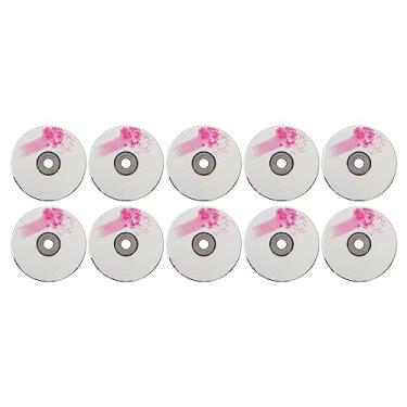 Imagem de Discos CD R Em Branco Discos Graváveis ​​de 52X 730 MB para Armazenamento de Imagens Digitais, Dados Musicais Com 175 Músicas, 225 Fotos para IOS, (10 PCS)