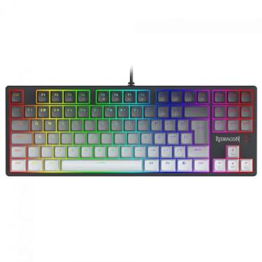 Imagem de TECLADO GAMER REDRAGON DAKSA PRETO E CINZA RGB COM SWITCH MARROM MODELO K576GG-RGB (PT-BROWN)