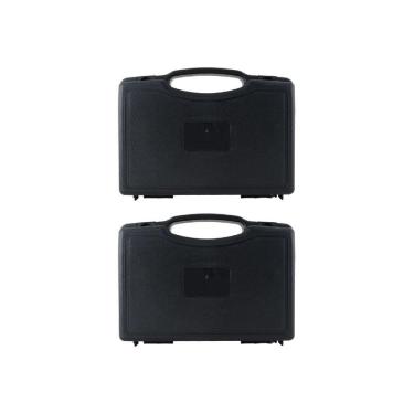 Imagem de Kit 2 Estojo Es-13 Transporte Plástico 21x29x7Cm Maleta Armazenamento Equipamentos Reag...