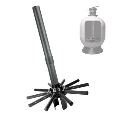 Imagem de SX244DA Conjunto lateral com tubo central para tanque de filtro de areia Hayward s244t, rosca lateral para piscina compatível com Hayward S244TC, S270T, S270T2 filtro de areia, peças de reposição de