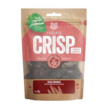 Imagem de Snack Natural Crisp Iscas Bovina para Gatos 20g - 1 Unidade