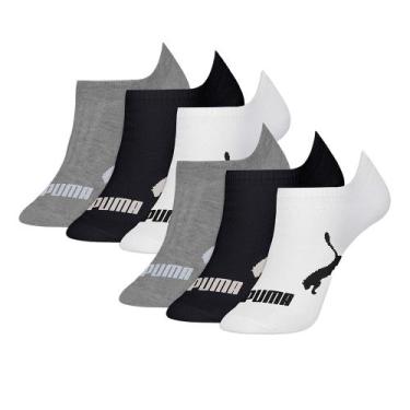 Imagem de 6 Pares De Meias Esportiva Sport Soquete Sapatilha Em Algodão Cotton -