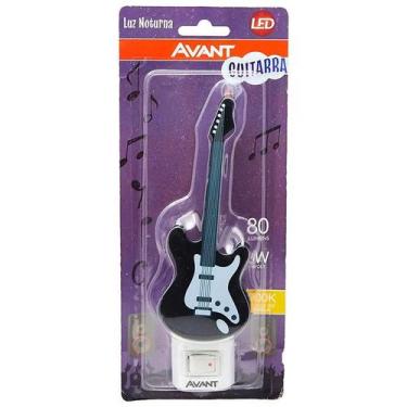 Imagem de Luminária Luz Noturna Led de Tomada Guitarra 3000K - Avant