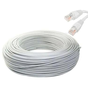 Imagem de Cabo de rede / Internet / Montado / Branco -- rolo c/ 30 Metros - Ultr