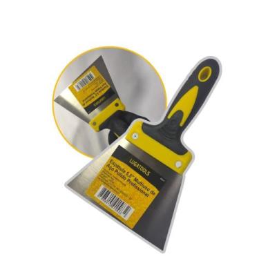 Imagem de Espátula 5,5" de Aço Polido Profissional Multiuso Para Massa Gesso e O