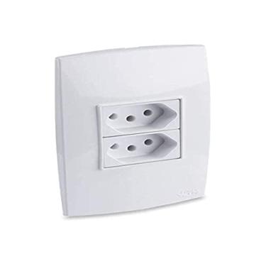 Imagem de Force Line - Conjunto 2 Tomadas Simples 10A E 20A, Branco