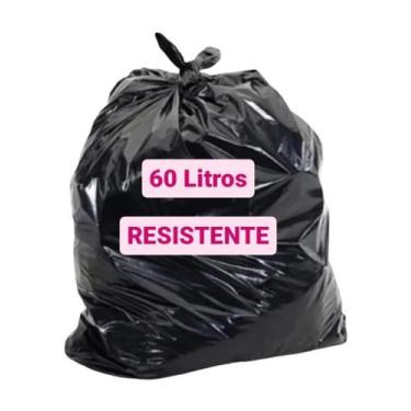 Imagem de Saco de Lixo 60 Litros Resistente 100 Unidades - MA Embalagens