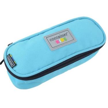 Imagem de Estojo Escolar Azul Soft Luxo com 01 Divisória Dermiwil