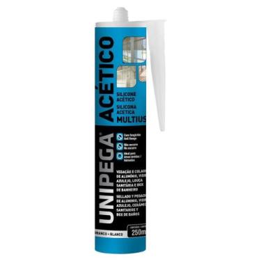Imagem de Silicone Acético Unipega Branco 250g