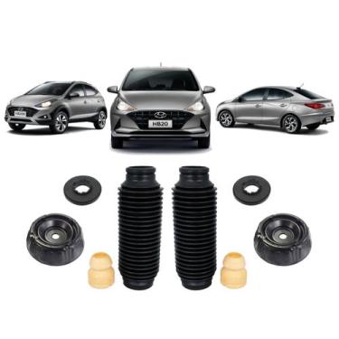 Imagem de 2 Kit Do Amortecedor Dianteiro Hyundai Hb20 2020 2021 2022 - QualyKits