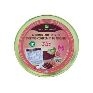 Imagem de Goiabada Sem Açúcar Doces São Lourenço 500g