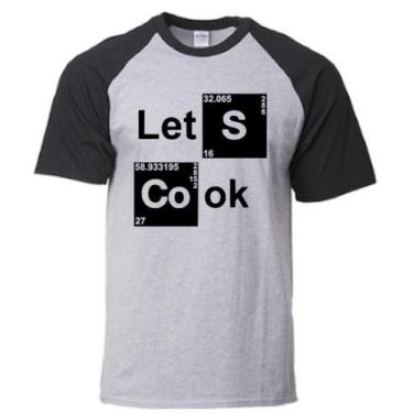 Imagem de Camiseta Breaking Bad Lets Cook - Alternativo basico, Cinza-Preto / GG