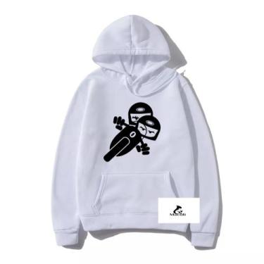 Imagem de Blusa de Frio Motoqueiro Casal Grau Moletom Capuz e Bolso Unissex - Ma