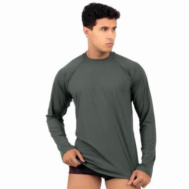 Imagem de Camisa Térmica Masculina Segunda Pele Praia Surf Proteção Uv - HYPE MO