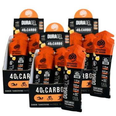 Imagem de 3x Carbogel Box 40g Carbo Alquimia da Saúde Tangerina 15 Unidades 60g,