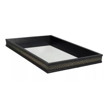 Imagem de Bandeja Decorativa 30x45 Espelhada 5 MODELOS - Minha Moldura, TRANÇADA