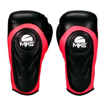 Imagem de Luva de Boxe MKS Contender Neo, Preto, Rosa, 16 Oz