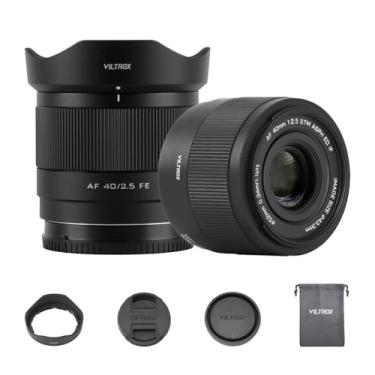 Imagem de VILTROX 40 mm F2.5 E-Mount AF Moldura Completa Grande Abertura Microsingle Lente Retrato Formato de Foco Automático para Sony a7 a7R/S/C a7II a7RII/SII a7III a7RII/SII a7IV a7RIV a9 a9II A1
