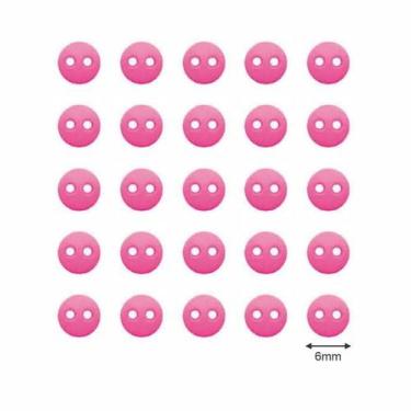Imagem de Botão Small We Care About 6mm - 30 unidades - We  Care About, Pink