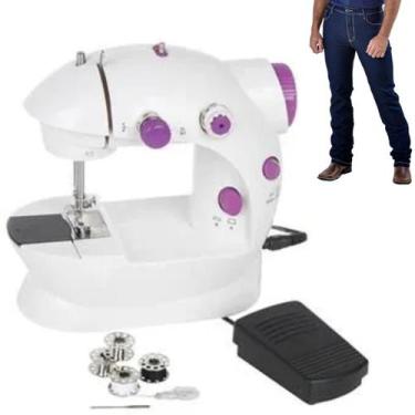 Imagem de Máquina de Costura Portátil, Compacta e Ideal para Pequenos Ajustes Rá
