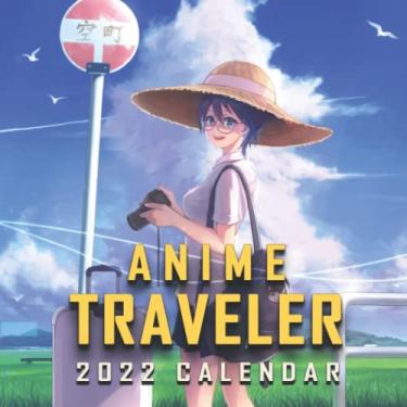 Imagem de Anime Traveler 2022 Calendar: Mini Monthly Planner 12 Months January 2022 - December 2022 Calendar Calendar Gift For Boys Girls