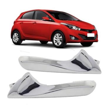 Imagem de Par Gatilho Puxador Da Maçaneta Interna Hb20 Sedan 2012 2013 - UN / 2 