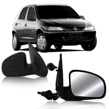Imagem de Par Retrovisor Celta 2001 2002 2003 2004 2005 2006 com Controle