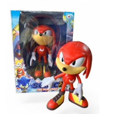 Imagem de Boneco Articulado Sonic Knuckles Vermelho