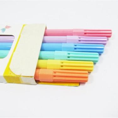 Imagem de Caneta Hidrografica Pastel 6 Cores Neo Pen Hidrocor - compactor neo pe