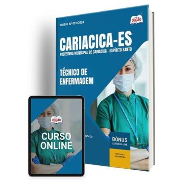 Imagem de Apostila Prefeitura de Cariacica - ES 2024 - Técnico de Enfermagem - A