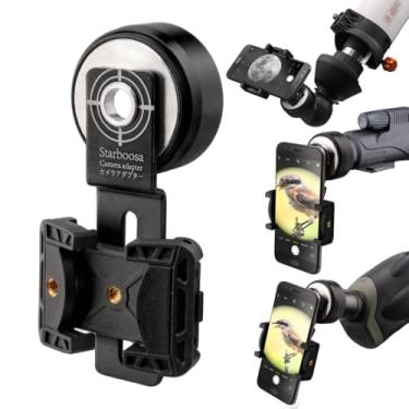Imagem de starboosa Adaptador De Fotos Para Smartphone Para Escopos – Capture Fotos E Vídeos Impressionantes Com Telescópios, Monóculos, Binóculos E Lunetas – Design Prateado Elegante, Construção Durável Em A
