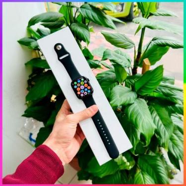 Imagem de Relógio inteligente Smartwatch Preto 2 Pulseiras W29 Max Pro NFC Amole