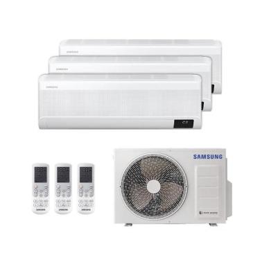 Imagem de Ar Condicionado Multi Split Hi Wall Samsung Windfree Inverter Quente e