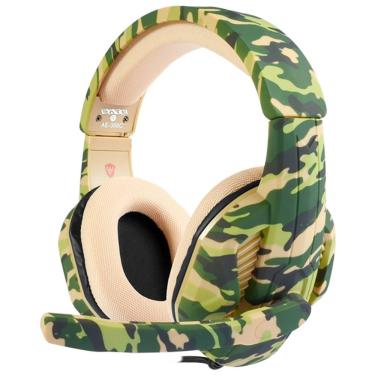 Imagem de Headset Gaming Satellite Ae-366c Com 3.5 Mm Para Pc/smartphone E Tablet - Camuflagem Militar