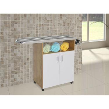 Imagem de Tábua De Passar Roupas Com Organizador Carol Freijó/off White