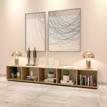 Imagem de Estante Livreiro 5 Nichos Liverpool Montana