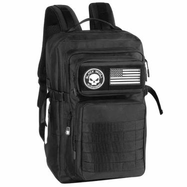Imagem de Mochila De Costas Militar Black Skull Clio - 17 Preto