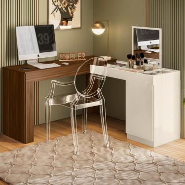 Imagem de Gabinete Toucador Caelum Freijo Off White