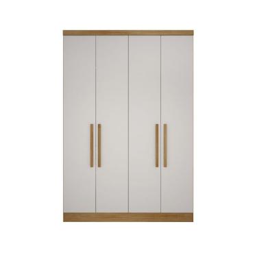 Imagem de Modulo De Casal Safira Para Guarda-roupas Em Mdf Clic Móveis Cumaru/fendi