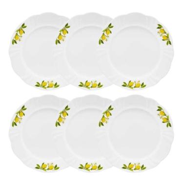 Imagem de Jogo de 6 Pratos Rasos 29 Cm Soleil Limoni Oxford