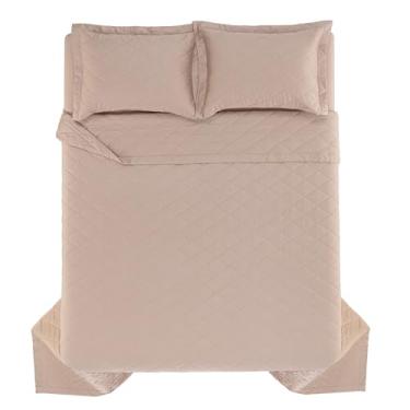 Imagem de Karsten Jogo de Cama Bossa Nude Casal 100% Algodão 4 peças 300 Fios