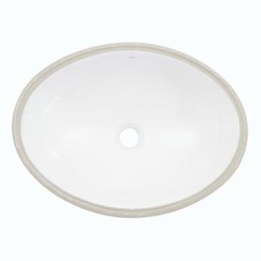 Imagem de Cuba embutir para banheiro em louça cuba oval 39x30 cm branca - Onix
